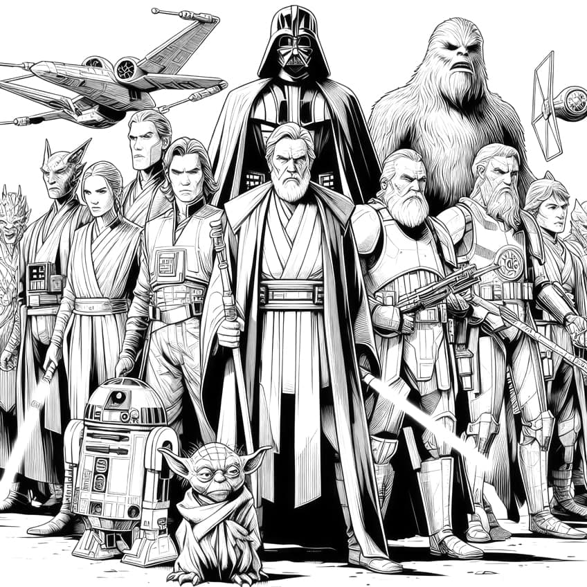 Star Wars coloring page 22