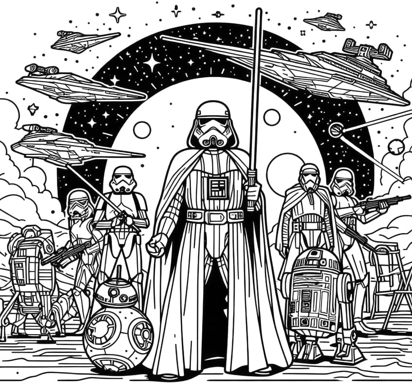 Star Wars coloring page 33