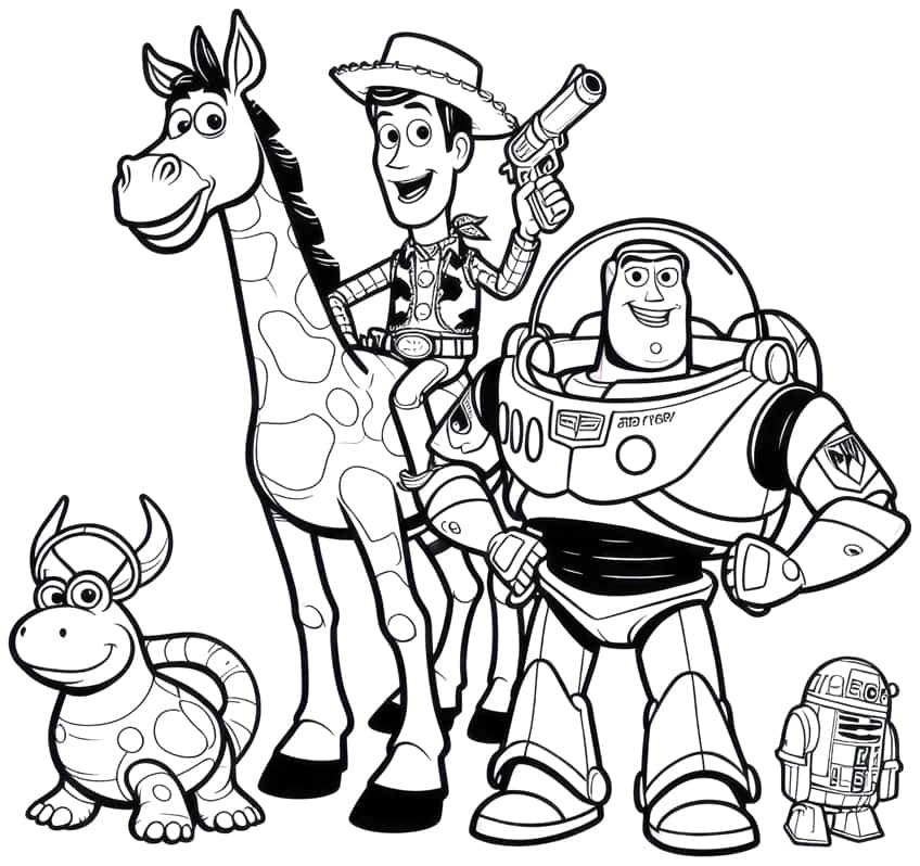 Toy Story coloring page 01