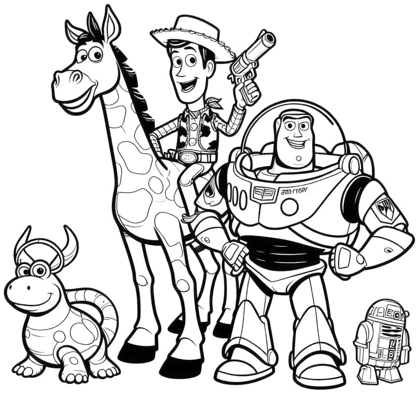 Toy Story Coloring Pages - 42 Fun-Filled Coloring Sheets