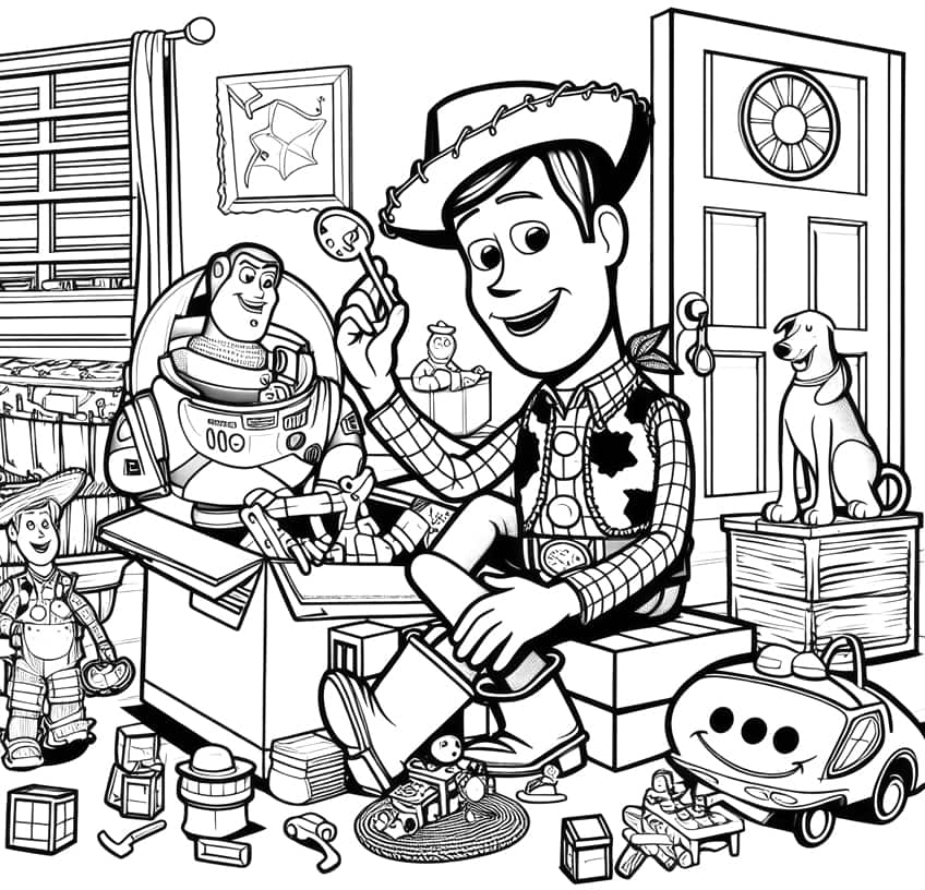 Toy Story coloring page 02
