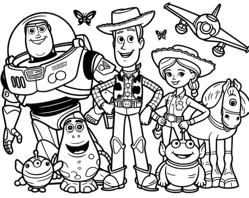 Toy Story coloring page 05