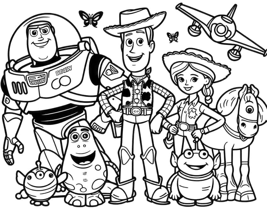 Toy Story Coloring Pages 42 Fun Filled Coloring Sheets Toy Story Coloring Pages 42 Fun Filled Coloring Sheets