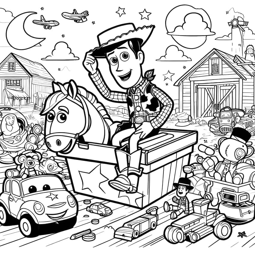 Toy Story coloring page 15
