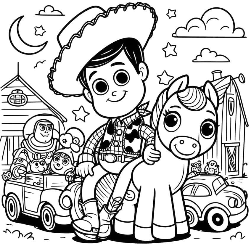 Toy Story coloring page 36