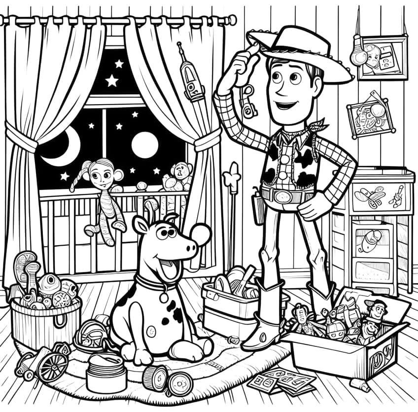 Toy Story coloring page 40