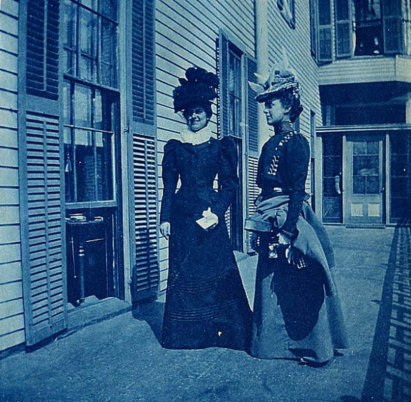 Early Cyanotype Photograph