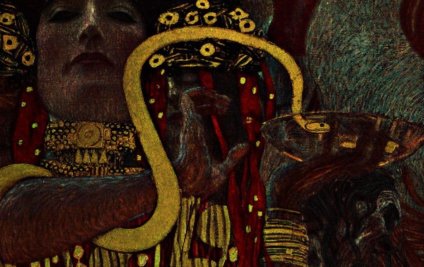 Hygeia by Gustav Klimt Subject