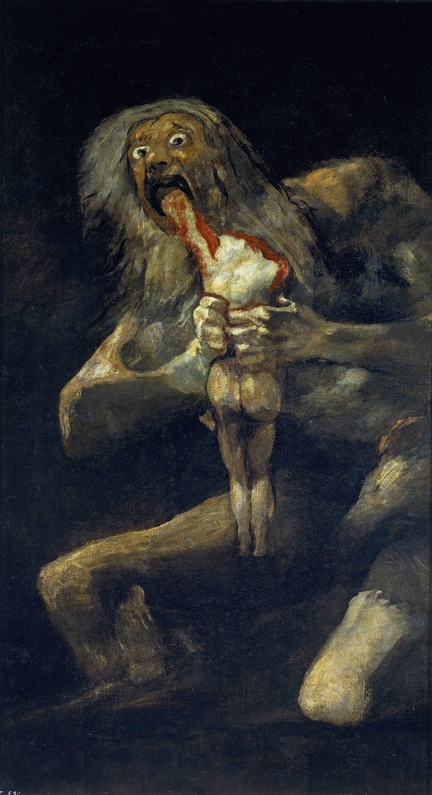 Origin of The Dog by Francisco Goya