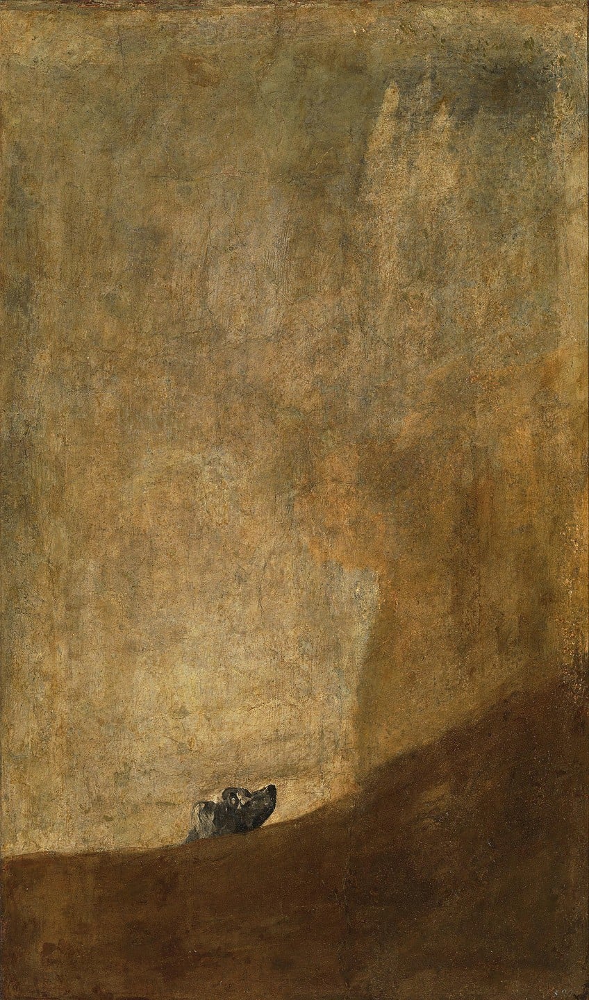 The Dog by Francisco Goya Analysis