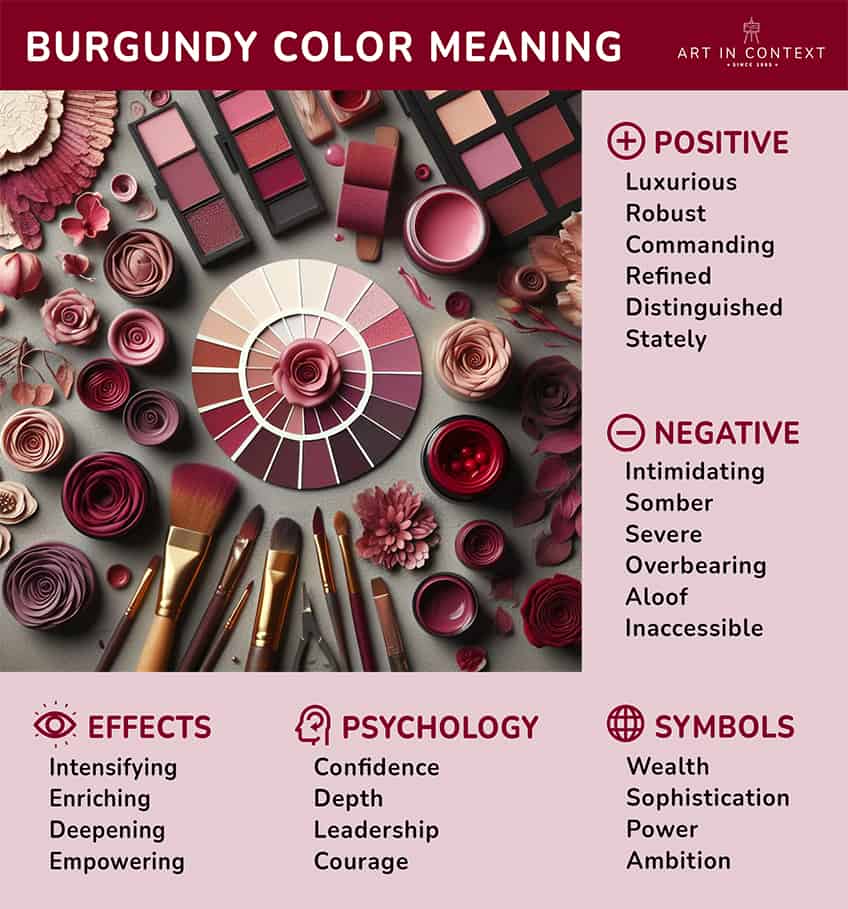 burgundy color meaning