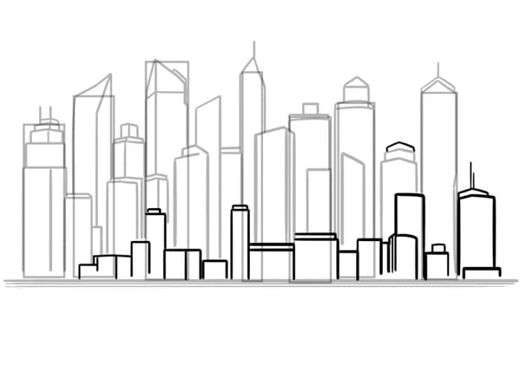 How to Draw a Cityscape - Drawing the Urban Jungle