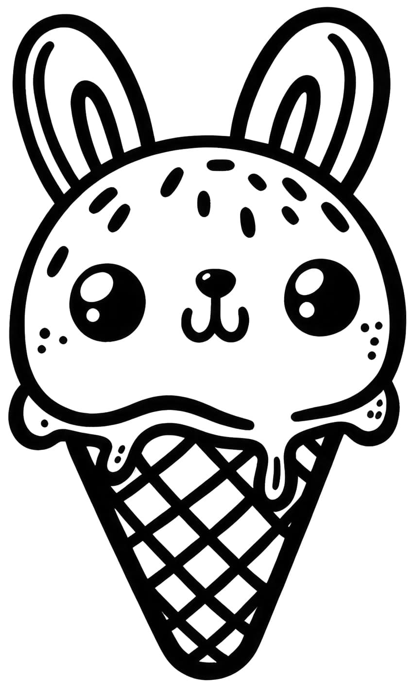 ice cream coloring page 01