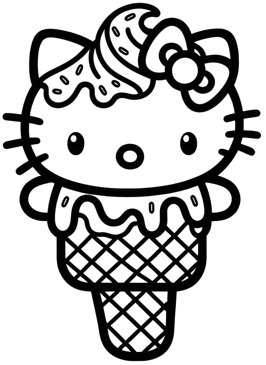 ice cream coloring page 31