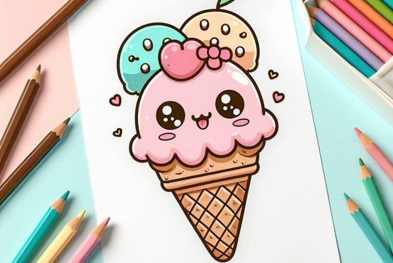 Ice Cream Coloring Pages – 37 Delicious Coloring Sheets