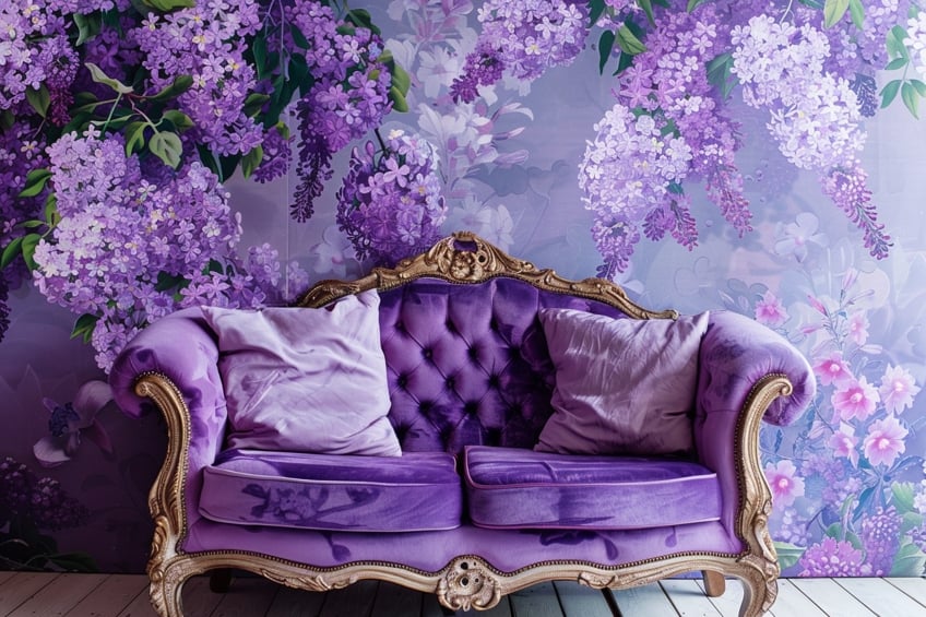 lilac and lavender in design