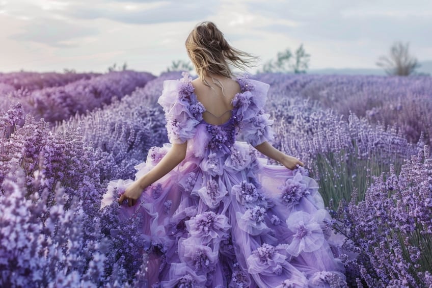 lilac and lavender in fashion