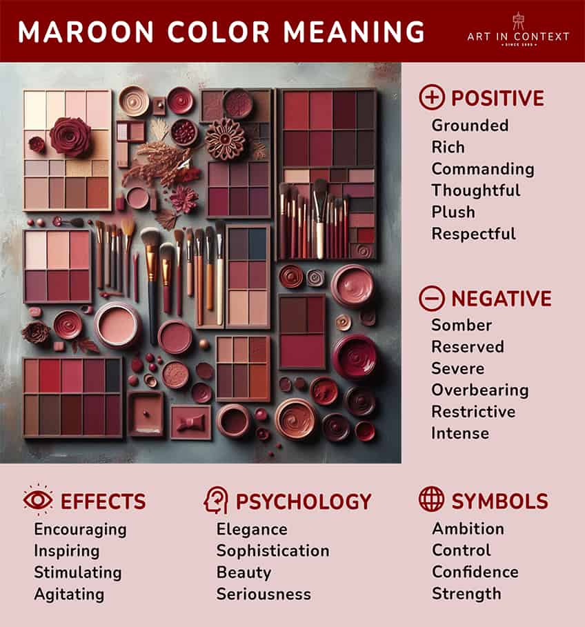 maroon color meaning
