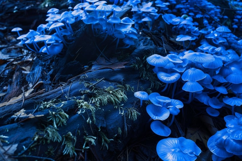 things that are blue in nature
