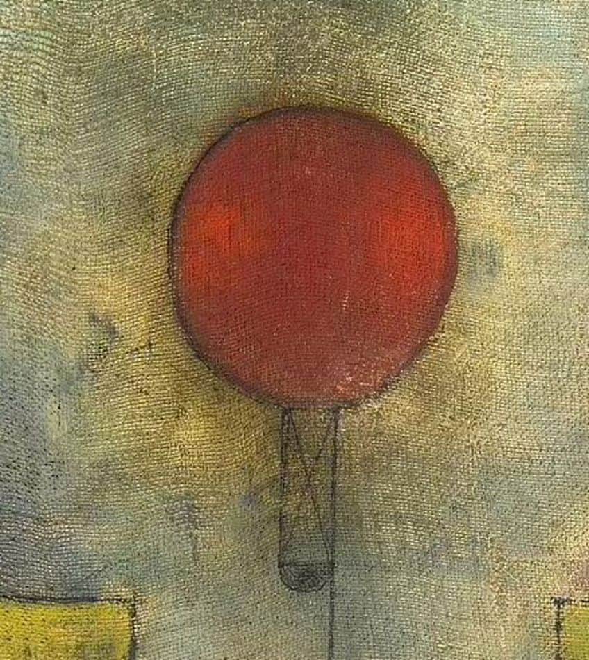Red Balloon by Paul Klee Symbolism