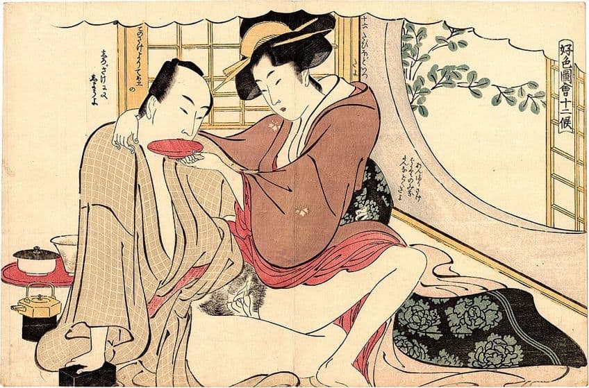 The Dream of the Fisherman's Wife by Katsushika Hokusai Context