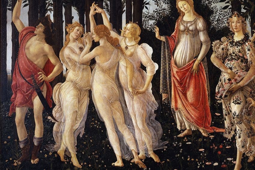 The Three Graces by Sandro Botticelli