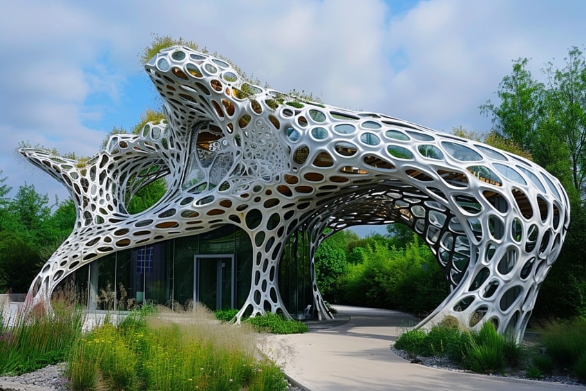 Biomimetic Architecture 3D Printed Cellular Loop Chair Grown From Biomimetic Architecture 3D Printed Cellular Loop Chair Grown From
