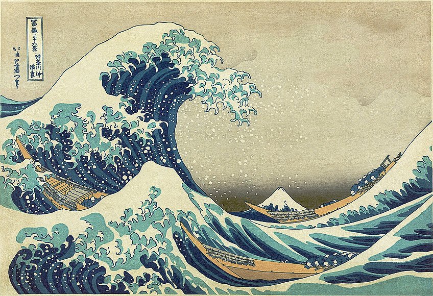 great wave painting