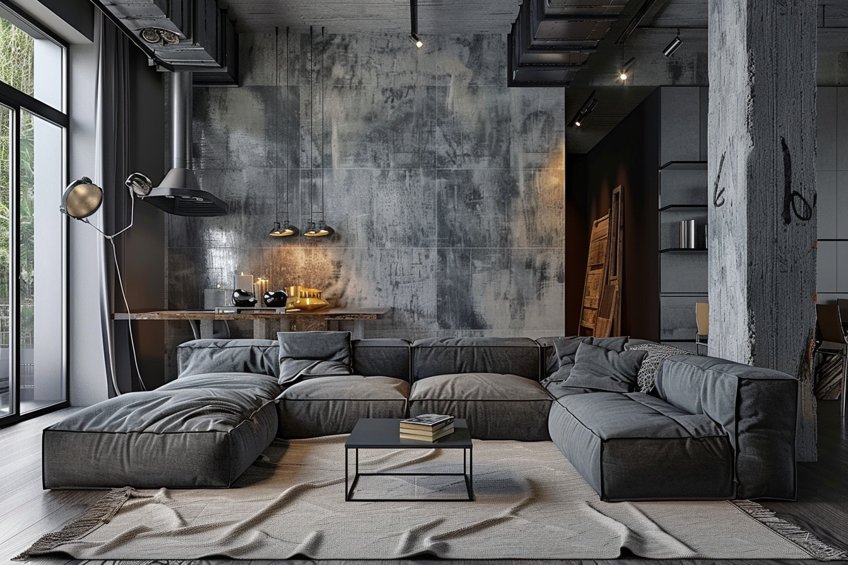 gunmetal gray in interior design