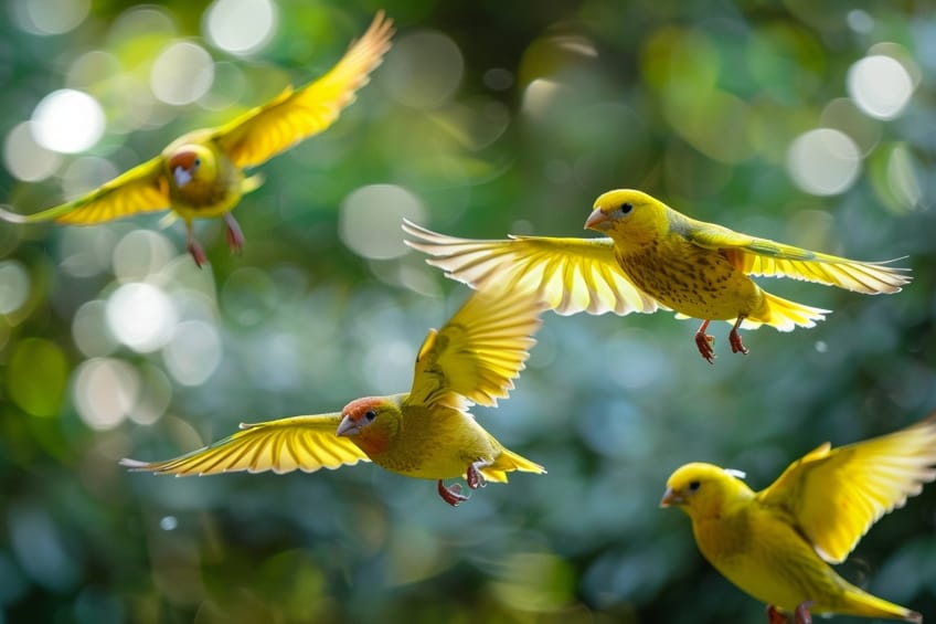 yellow canaries