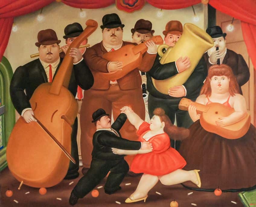 Dancing in Colombia by Fernando Botero Analysis