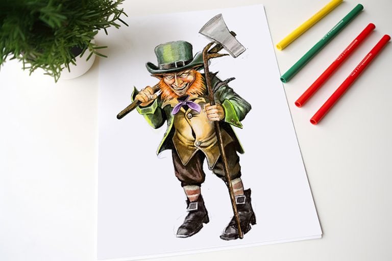 How to Draw a Leprechaun – A Fun Saint Patrick’s Day Drawing