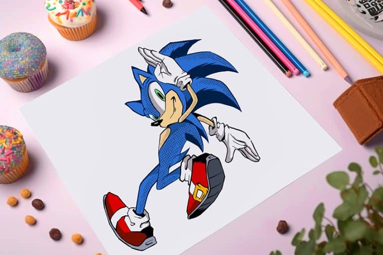 How to Draw Sonic the Hedgehog – A Fun Drawing Tutorial