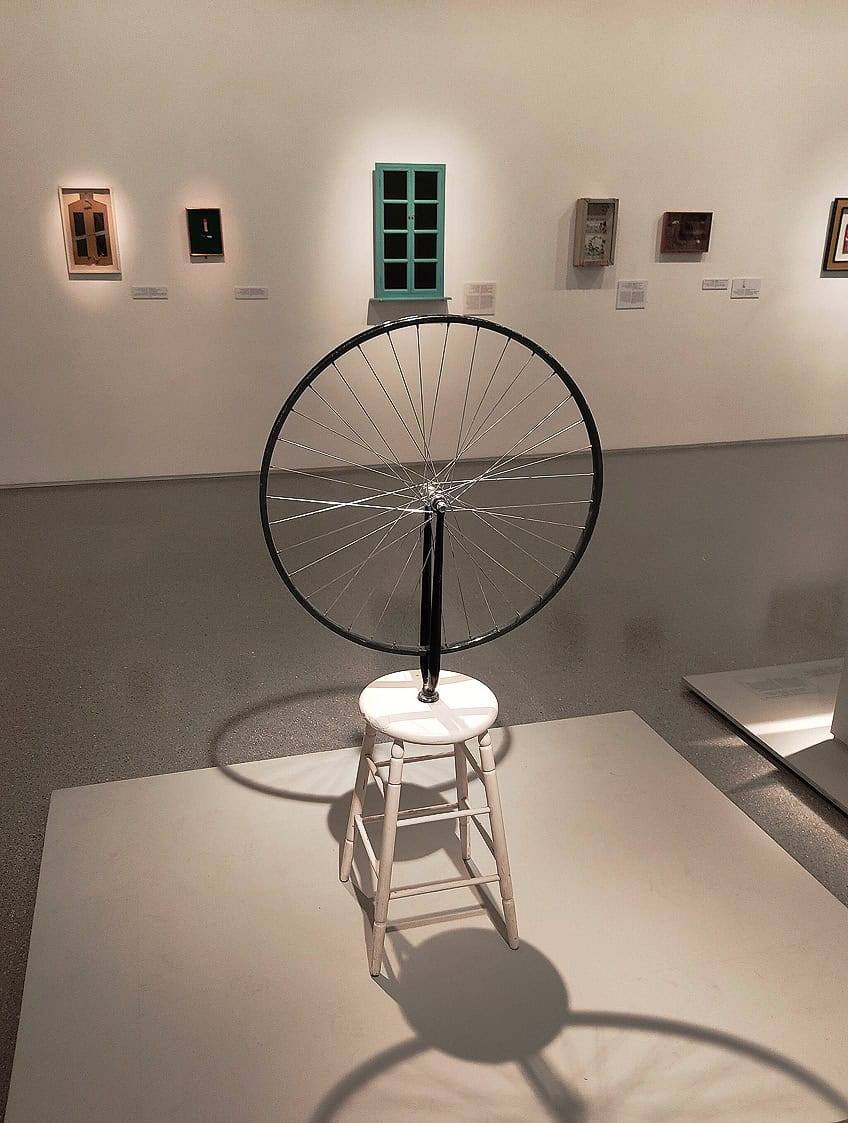 impact of art on bicycle wheel