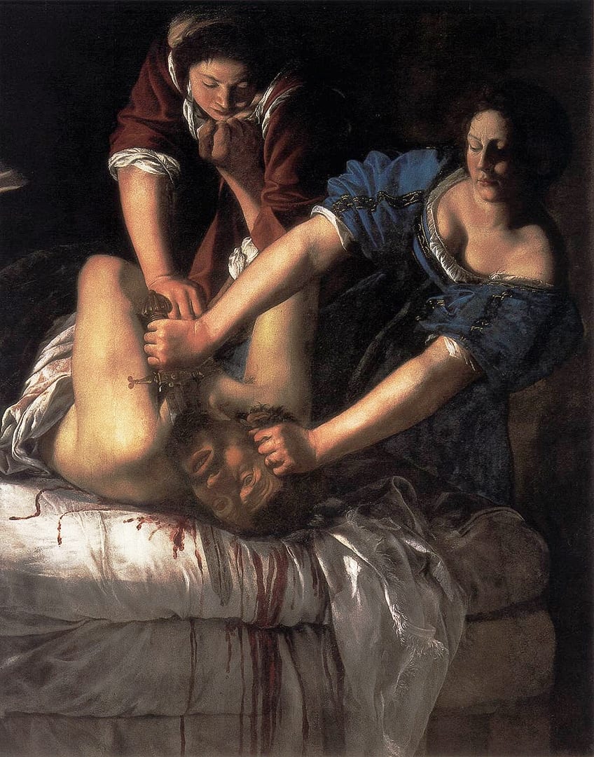 judith slaying holofernes famous european painting