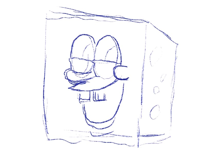 spongebob drawing 04