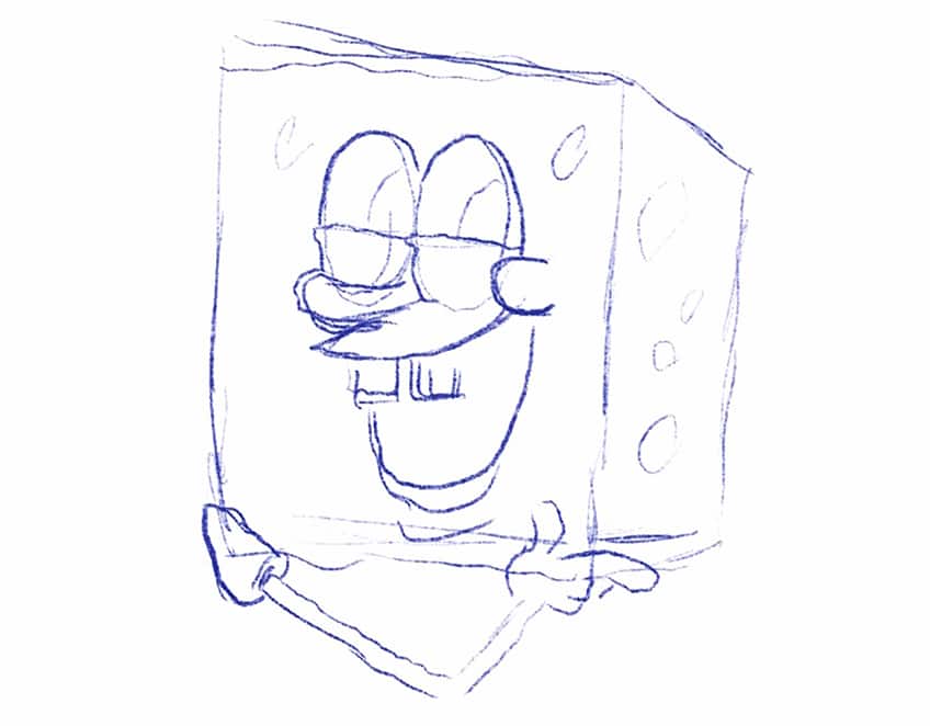spongebob drawing 05