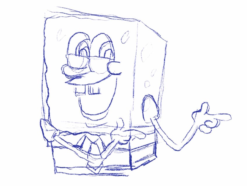 spongebob drawing 08