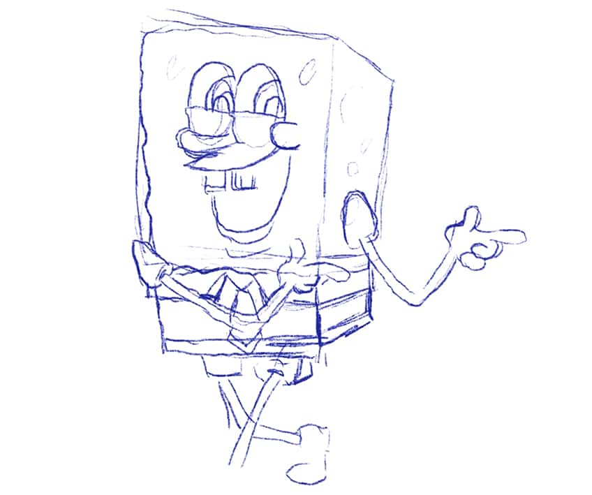 spongebob drawing 09
