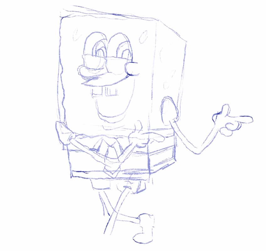 spongebob drawing 10