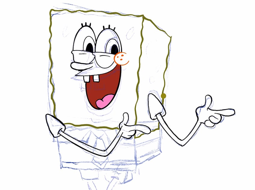spongebob drawing 13