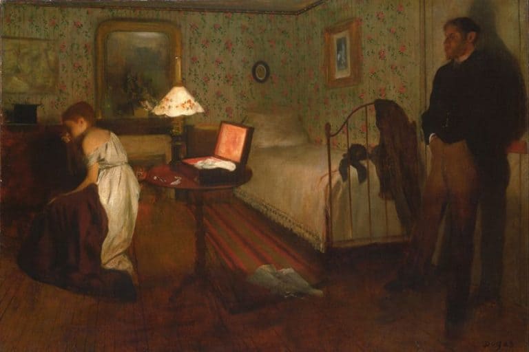 “Interior” by Edgar Degas – A Famous Painting Analysis