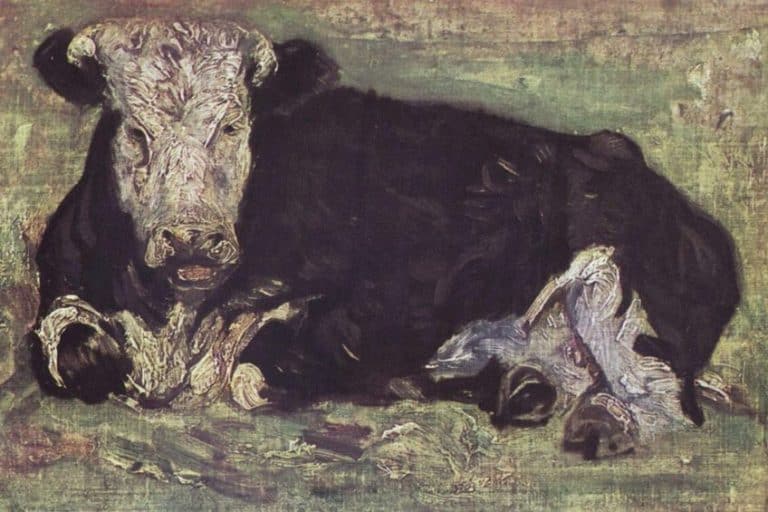 “Lying Cow” by Vincent van Gogh – A Painting Analysis