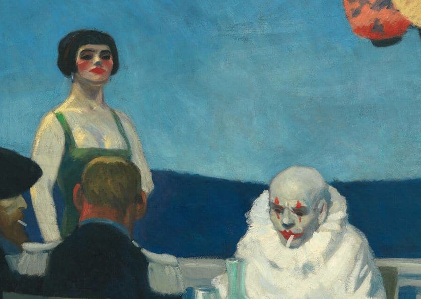 Soir Bleu by Edward Hopper Subject