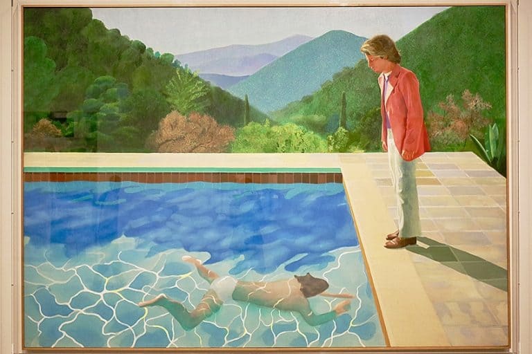 Portrait Of An Artist By David Hockney A Poolside Masterpiece Portrait Of An Artist By David Hockney A Poolside Masterpiece