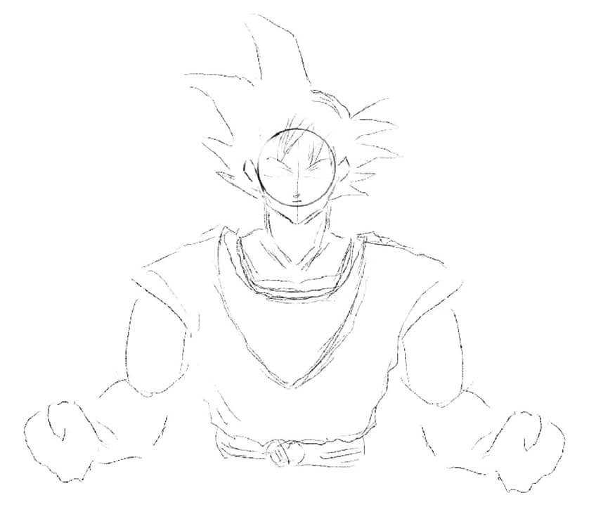 son goku drawing 05