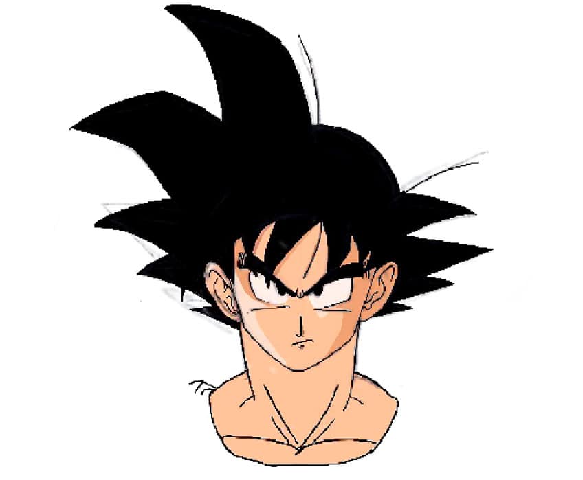 son goku drawing 16