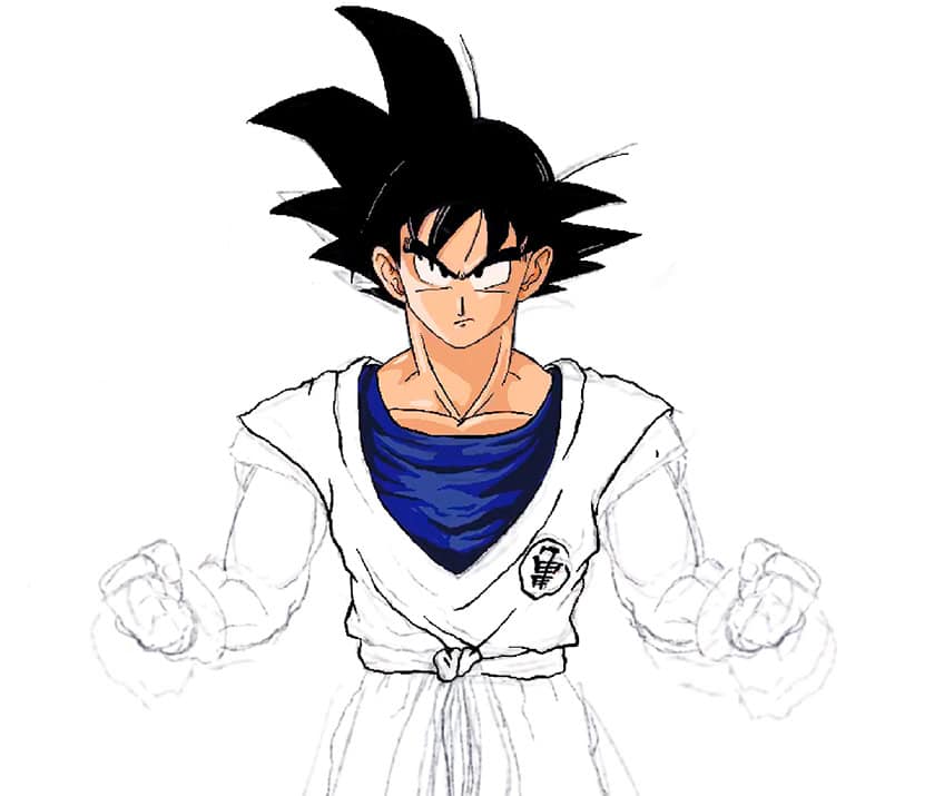 son goku drawing 20