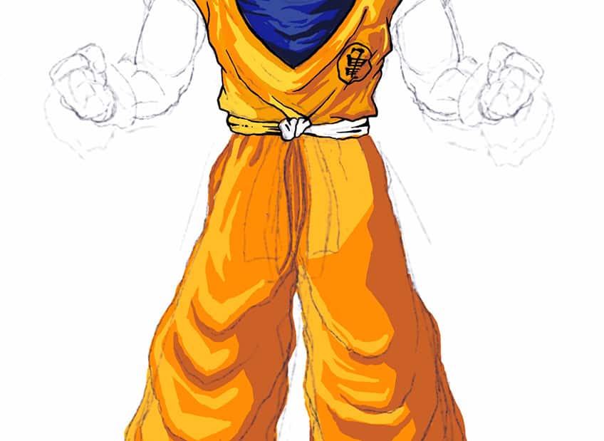 son goku drawing 29