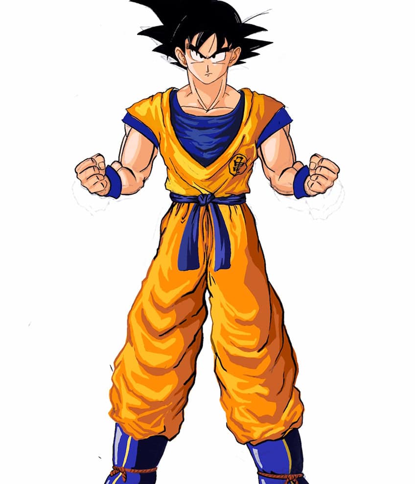 son goku drawing 41